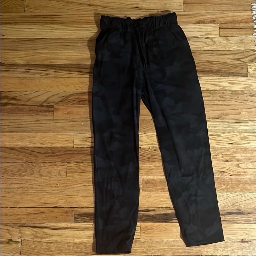 Lululemon Black Camouflage joggers